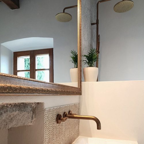 Projekte - Podere Roccatederighi, Toskana, Italien 2 bad eg waschbecken