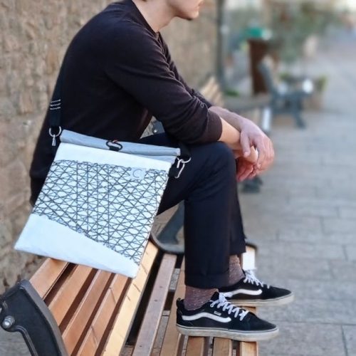 le malins maxi flat bag recyceltes segel 7