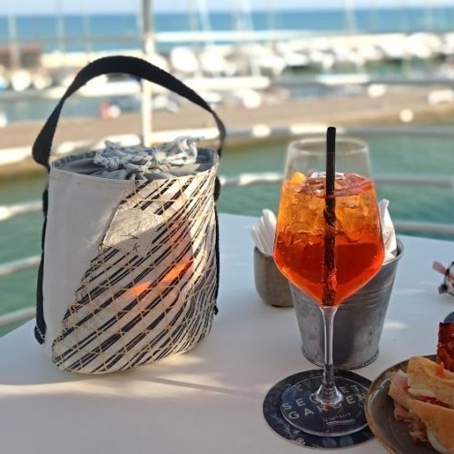 le malins mini bucket bag recyceltes segel 6