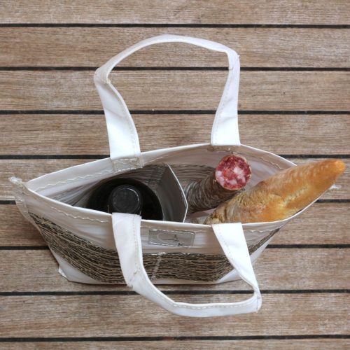 le malins two bottle bag recyceltes segel 3